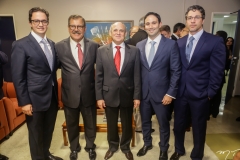 Caio Rocha, Humberto Martins, Gladyson Pontes, Tiago Asfor e Mário Maia