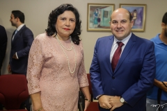 Nailde Pinheiro e Roberto Cláudio