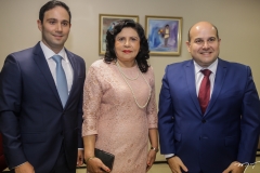 Tiago Asfor, Nailde Pinheiro e Roberto Cláudio