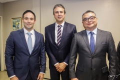 Tiago Asfor, Camilo Santana e Roberto Viana