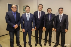 Tin Gomes, Thiago Asfor, Camilo Santana, Elcio Batista e Caio Rocha