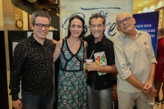 Fabiano Piúba, Sílvia Buarque, Chico Diaz e Everaldo Pontes