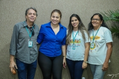 Cláudio Mota, Vanessa Ferrer, Elena Santos e Tricia Cardoso