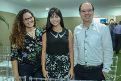 Talyta Maia, Lívia Neves e Renato Borges