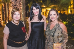 Lúcia Freitas, Rosalina Pinheiro e Ellen Benevides