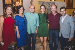 Patrícia Macedo, Neuma Figueiredo, Roberto Cláudio, Onélia Leite, Ivo Gomes e Magela Lima
