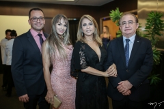 Andre Costa, Vitoria Sara, Morgana e Manoel Linhares