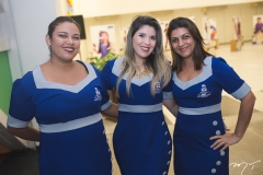 Josiane Costa, Suiane Morais e Cláudia Rodrigues