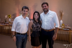 Duda Brígido, Lívia Medeiros e Rafael Rodrigues