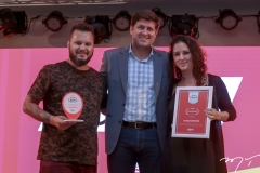 Leo Gonçalves, Rafael Rodrigues e Dora Coelho