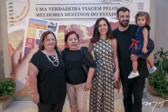 Lucia Cunha, Zena Lopes, Paula Neves, Paulo Timbó e Olivia Neves