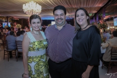 Luciana Evangelista, Nartan Andrade e Andrea Fiuza