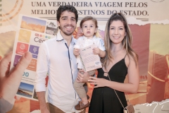 Renan, Joaquim e Renata Aguiar