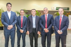 Thiago Tenório, Manoel Jesus, Teobaldo Albuquerque, Paulo Aguiar e Paulo Bresolin