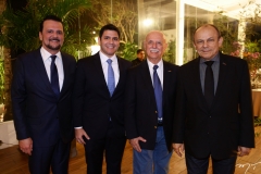 Adrísio e Eduardo Câmara, com Freitas Cordeiro e Honório Pinheiro