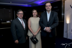 Luis Eduardo Barros, Renata Santiago e Delano Macedo