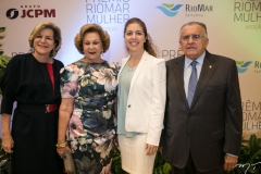 Estela Rolim, Auxiliadora Paes Mendonça, Ticiana Rolim e João Carlos Paes Mendonça