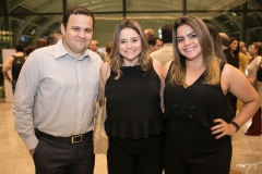 Leandro Albuquerque, Karla Rodrigues e Renata Fontenele