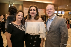 Márcia Lopes, Marta Accioly e Tiago Lourenço