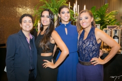 Paula Andrade, Cristina Oliveira, Luana Benício e Michele Ribeiro