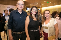 Sérgio e Gina Fiuza, com Brícia Carvalho
