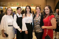 Vera Bizarria, Maria Lúcia Negrão, Márcia Andréa e Giana Studart