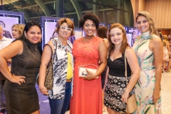 Eveline Alcantara, Leila Santos, Zelma Madeira, Letícia Peixoto e Mônica Cavanhaque