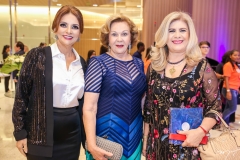 Glória Marinho, Aulixiliadora Paes Mendonça e Telma Aguiar