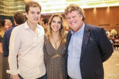 Guilherme, Eliziane e Evandro Colares