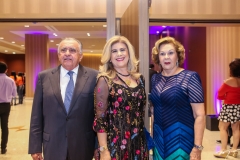 João Carlos Paes Mendonça, Telma Aguiar e Auxiliadora Pes Mendonça