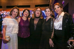 Márcia Dias, Ana Márcia Diogenes, Márcia Machado, Carol Bezerra e Glória Marinho
