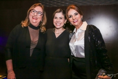 Márcia Machado, Carol Bezerra e Glória Marinho