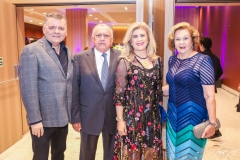 Omar Albuquerque, João Carlos Paes Mendonça, Telma Aguiar e Auxiliadora Paes Mendonça
