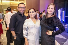 Roger Monte, Regina Caracas e Flávia Sombra