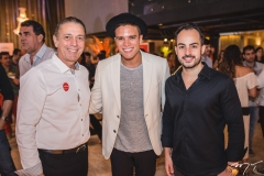 Afrânio Barreia, Marcos Lessa e Felipe Barreira