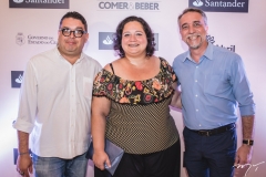 Everson Maranhão, Mariana Tamas e Mauro Costa