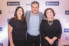 Mônica Santos, Willian Hagopian e Simone Souto