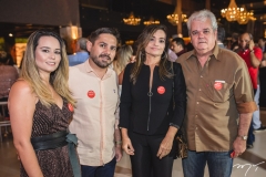 Natália Cavalcante, Fábio Menezes, Valéria e Walter Cavalcante