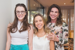 Paulinha Sampaio, Mirella Rocha e Sandra Pinheiro