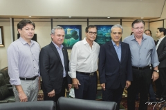 Edgar Gadelha, Marcos Guerra, Beto Studart, Robson de Andrade e Ricardo Cavalcante
