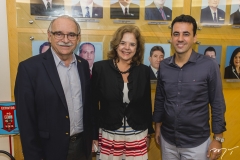 Ednilton Soárez, Roseane Medeiros e Aluísio Ramalho Neto