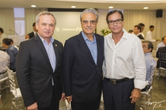 Marcos Guerra, Robson de Andrade e Beto Studart