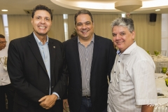 Marcos Oliveira, Raul Fontenele e Chico Esteves
