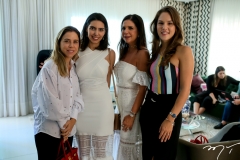 Mirella Rocha, Carla Laprovitera, Maria Lúcia Negrão e Daniela Frota