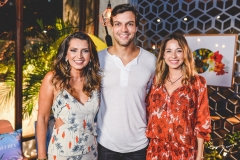 Márcia Travessoni, Valter Costa Lima e Krysten Keller