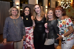 Vera Costa, Denise Sanford, Luciana Pierce, Betinha Sampaio e Fátima Duarte