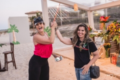 Carine Moreira e Emanuela Alencar