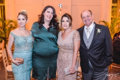Gabriela Militão, Maria de Fátima Lins, Berenice Lins e Arthur Torres de Melo
