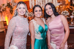 Leila Arrais, Andressa Freire e Bruna Melo
