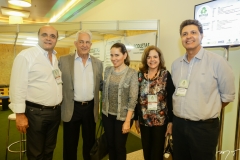 Fernando Cirino, Carlos Prado, Águeda Muniz, Roseane Medeiros e Marcos Oliveira